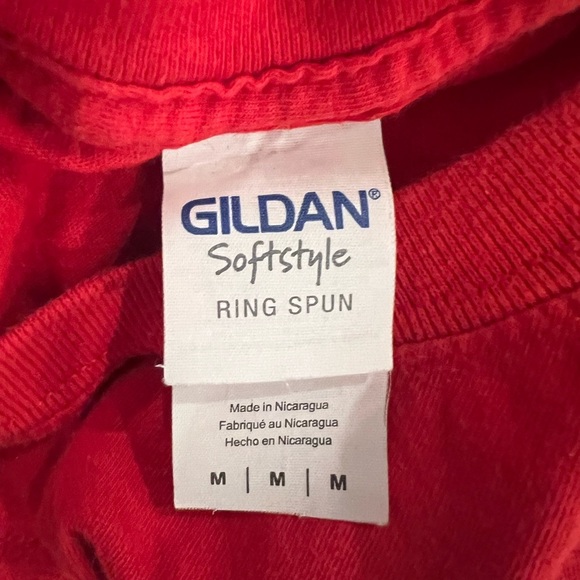 MINNIE MOUSE short sleeve red grandma shirt/size M - Picture 2 of 4